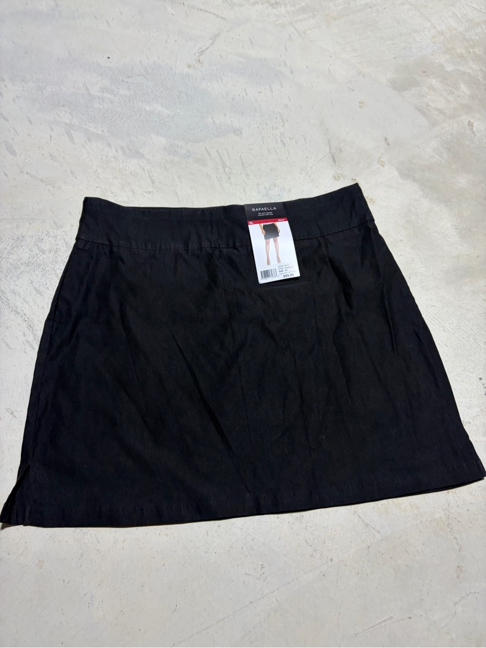 Rafaella NWT Black skort XL MSRP$59